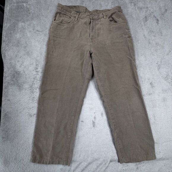 Orvis Men's Pants Size 36‎ x 27 Relaxed fit Canvas Like Material - Picture 1 of 6